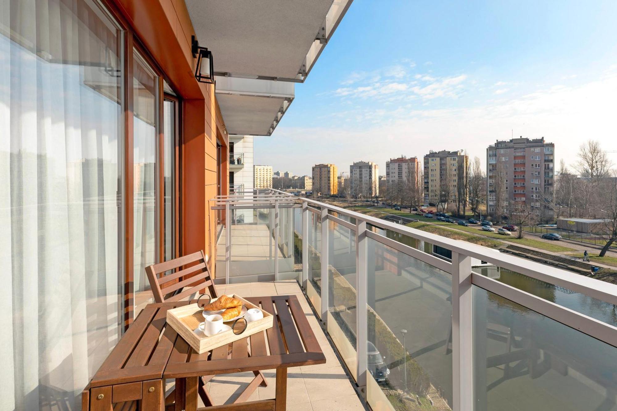 Aura - Riverside & Parking By Downtown Apartments Gdańsk Exterior foto